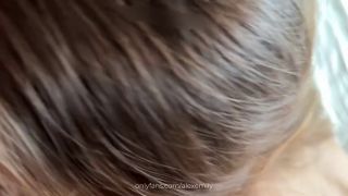 Creampie Cute brunette gets fucked and drinks cum. Oral creampie and doggystyle-3