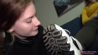 KATE - My feet are very sweaty after a day at university - LickingGirlsFeet (UltraHD 2024) New Porn-1