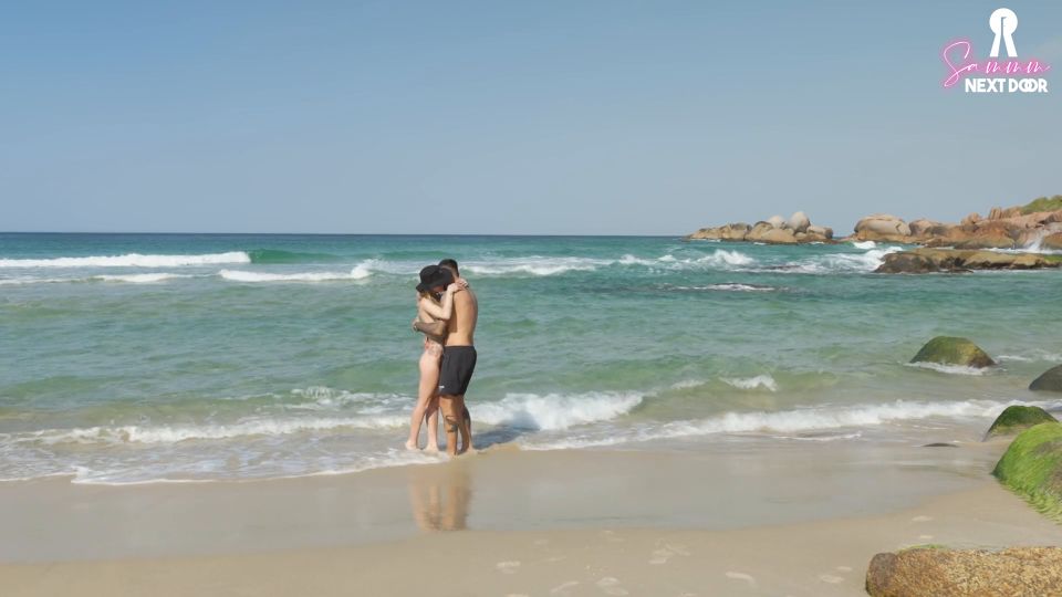 Sammm Next Door - Hiking to a Nudiste Beach in Brazil - Outdoor Sex [1080p] - Teen