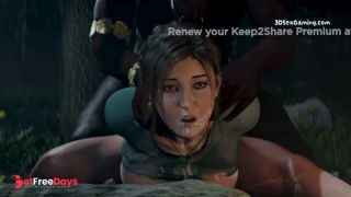 [GetFreeDays.com] Tomb Raider - Hunting In The Forest - Double Penetrated By Massive Black Horse Man - Gameplay 3D Sex Leak May 2023-6