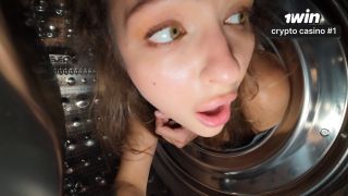 [K2S.CLUB] Posh Spicy - POV: Stepsister stuck in the washing machine. I put my dick in her ass. Anal squirt. - FullHD 1080P-0