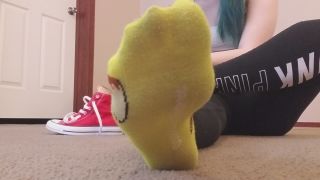 porn clip 21 stocking fetish porn Frosty Princess - So Stinky After Workout, socks joi on femdom porn-6