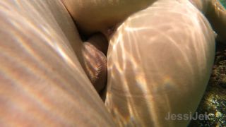 K Crazy Sex Underwater Great Anal Creampi In The Water JessiJek Jes...-3