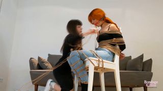 Hot Femdom Adventure: Gen Ties Friend in FullHD Bondage [MP4]-6