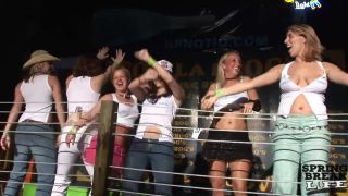 Up the Skirt Club Footage and Wet T-Shirt Contest public Catherine , Jenny-6