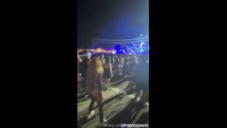 Cumshot Thebitesizedb Thebitesizedb Gets Drilled at Music Fest in  Video-1