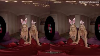 Two Emma Watson Bimbos Fuck with You In Threesome VR POV Po.-8