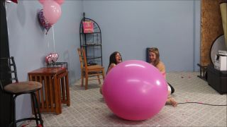 Custom Fetish - 55 Inch Balloon Blow to Pop W Slo M - Fetish-0