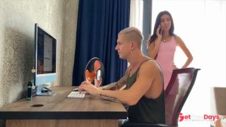 [GetFreeDays.com] Young cuckold gets a huge load of cum on his face from his whore wifes pussy Adult Clip June 2023-0