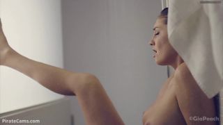 Many Vids Webcams Video presents Girl Gia Peach in Shower Voyeur-0
