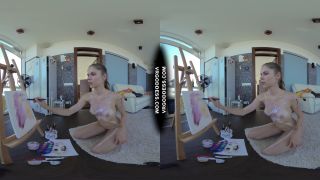 adult video 3 Romantic Evelina Painting Canvas And Her Naked Body Creative Porn Making Art, vicious femdom on fetish porn -5