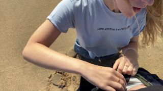 Teen Amateur Sex On The Beachs - Public-1