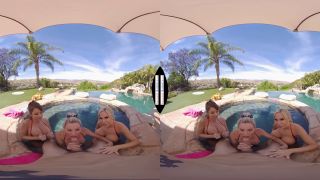 Naughty America VR with Emily Addison, Isabelle Deltore & Olivia Austin in Emily Addison, Isabelle Deltore, and Olivia Austin want YOU for a Fourth of July Bang! - VR Remastered.-3