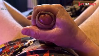 Handjob - jerking off and cumming in fashionable panties-7