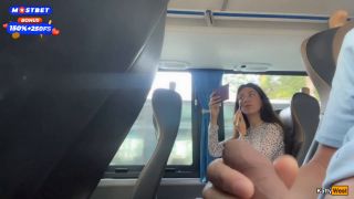 Public Cock Jerking Off On A Bus Full Of People (Amateur porn) Katty West-3