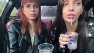 online clip 14 Petite Princess Femdom – Bratty Girls Sofi And Kira Humiliate You And Order To Jerk Off On Their Saliva – Pov Femdom And Spit Fetish | spit | pov rubber fetish-7