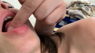 Sensual Handjob Turned Into Blowjob, He Perfectly Shot In My Mouth 720p-4