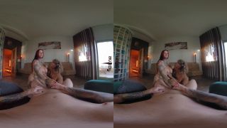 UltraHD VR: Curvy MILF Threesome in Sauna - 4K Thrills-1