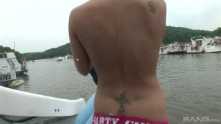 Stacey Starts To Strip In Front Of Everyone On The Boat Teen!-1