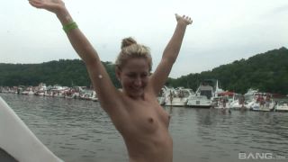 Stacey Starts To Strip In Front Of Everyone On The Boat Teen!-5