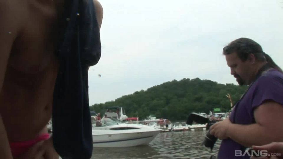 Stacey Starts To Strip In Front Of Everyone On The Boat Teen!