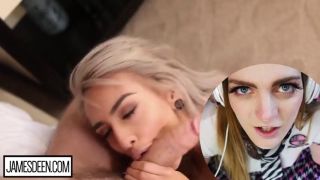 Big Cock Carly Rae Summers Reacts to James Deen Vs Janice Griffith - Honest Porn React...-1