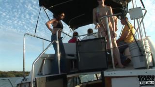 Cute Girls Going on a Naked Boat Ride Around Tampa Bay (Public)-8