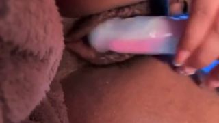 [GetFreeDays.com] Ebony Loves her new dildo Pt.1 Porn Clip December 2022-3