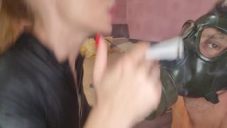 Pt 2KinkyPornCpl - Gas Mask Smoking Fucking Fart-3