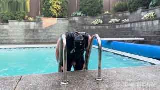 [K2S.CLUB] Lady Bellatrix and Ms Sinstress - Duo Domme Poolside Ballbusting - FullHD 1920P-9