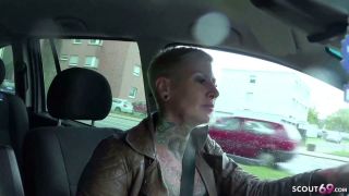 German-Scout - TATTOO MODEL MILF CAT-COXX BEI STRASSEN CASTING ANAL GEFICKT - Germany Porn-1