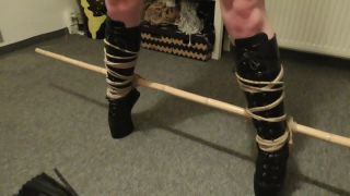 breastsinpain comHome Bound Ballet Heels Tit Predicament for Muriel-7