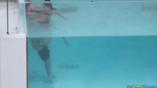 Couple fucking in the hotel  pool-0