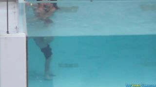 Couple fucking in the hotel  pool-2