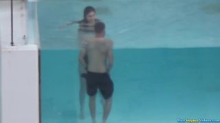 Couple fucking in the hotel  pool-8