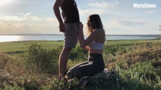 Mary Slava - Fucked a fit girl right during training outdoors - 2022-3