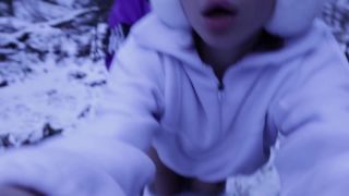7171 Sex in the car in the winter, warming up with pussy fucking-8