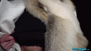 Elizabeth Romanova - A Blonde In A White Fur Coat Gave Herself To A Stranger For Money Full HD-1