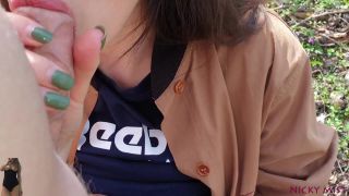 Tasted his cum outdoor blowjob Download Porn Videos in G...-1