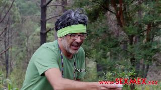 Fucking step mom in the woods!!!-9