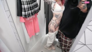 Fucked In The Pimeroom Of A Sales Consultant. Pussy Rubbing  Pinkloving.-1