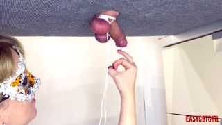 Sexyfemdomcbt - Mistress Ties Balls And Snaps Fingers Over Slave - Ballbusting femdom-4
