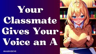 [F4M] Your Classmate Gives Your Voice An A  Classmates To Lovers ASMR A-4