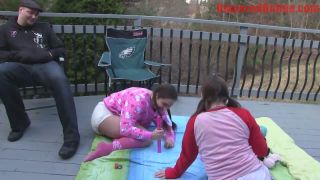 DiaperedonlineAdriana Kaley Adriana  Kaley Playing Outside-6
