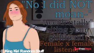 [GetFreeDays.com] Accidentally biting your girlfriend moaningbitingmarkingF4FLesbian ASMR rp Adult Leak March 2023-5