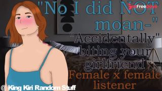 [GetFreeDays.com] Accidentally biting your girlfriend moaningbitingmarkingF4FLesbian ASMR rp Adult Leak March 2023-7