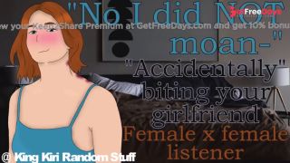 [GetFreeDays.com] Accidentally biting your girlfriend moaningbitingmarkingF4FLesbian ASMR rp Adult Leak March 2023-8