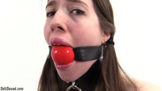 adult video 1 BeltBound – Locking gag test with Ivy Red - bdsm - bdsm porn amateur bdsm blowjob-8