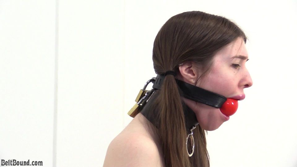 adult video 1 BeltBound – Locking gag test with Ivy Red - bdsm - bdsm porn amateur bdsm blowjob