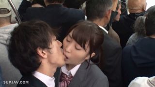 Reducing Mosaic NHDTB-236 唾液ダラダラ接吻痴漢 オヤジを虜にするほど密着して舐めまくる痴女子○生-3